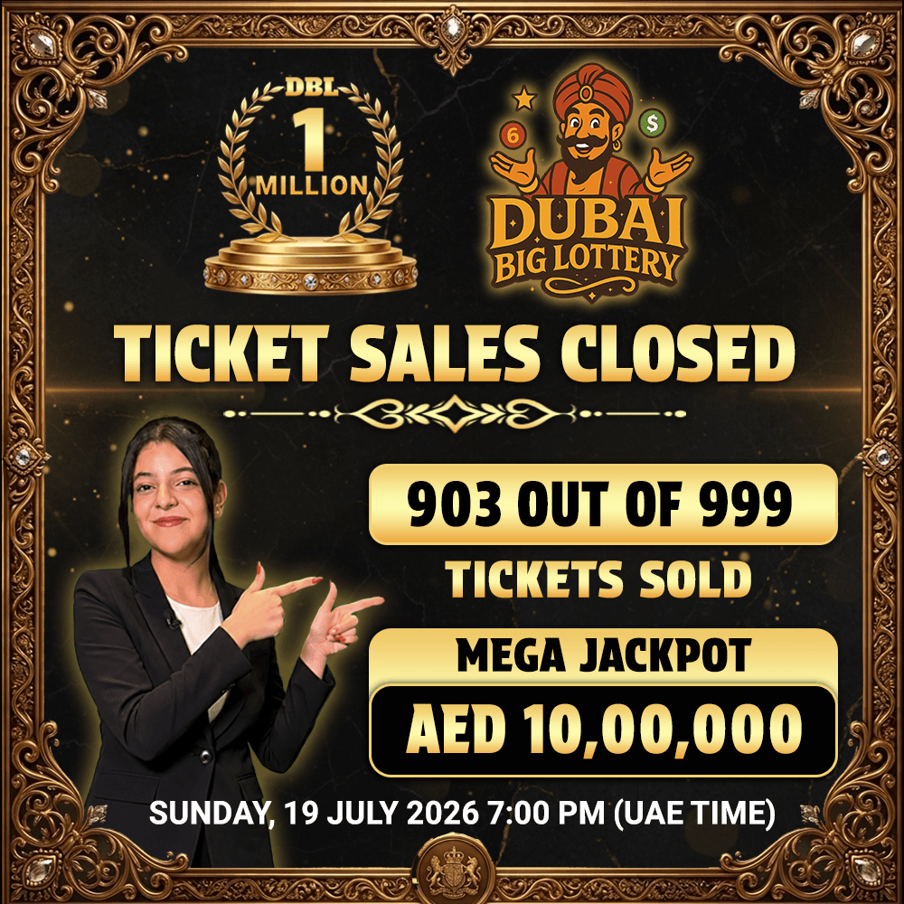 One Million ticket closed